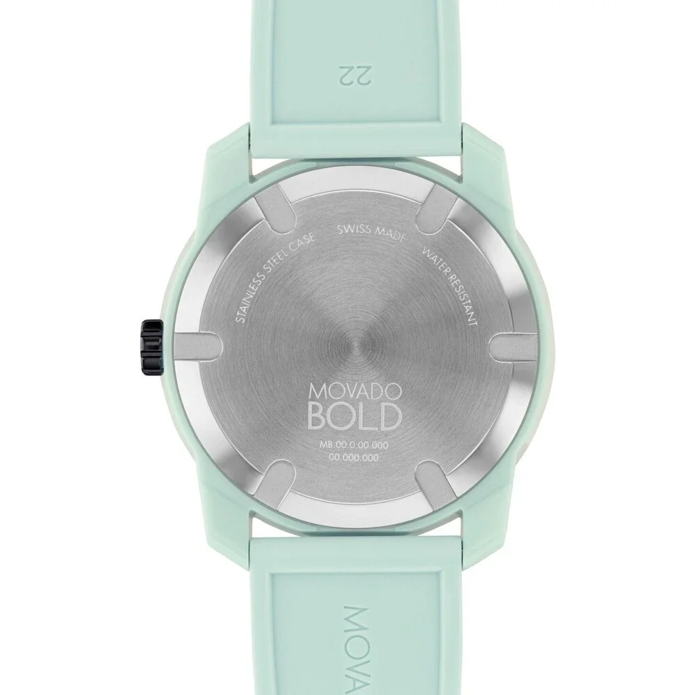 Movado blue seafoam